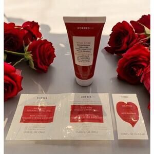 KORRES Wild Rose Brightening Targeted Tone Corrector + Petal Peel + Oil SEALED